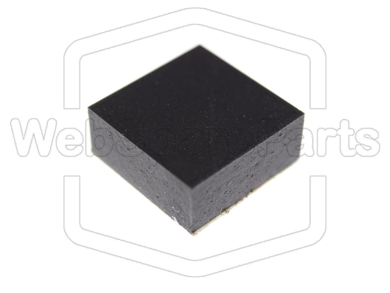 Square Rubber Foot Self-adhesive 12.0mm x 12.0mm Height 5.0 mm