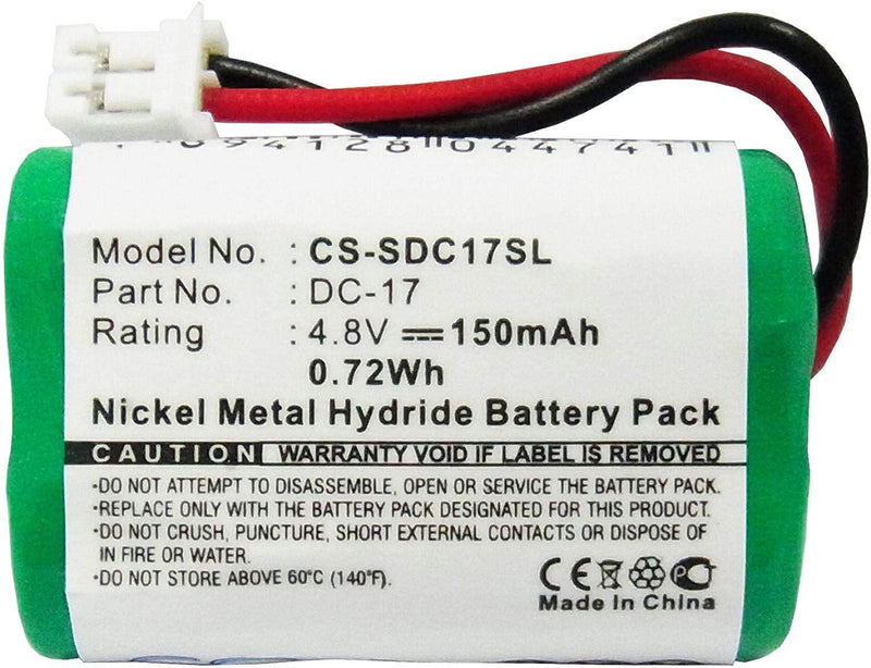 Li-Ion Battery 4.8V 150mAh CS-SDC17SL