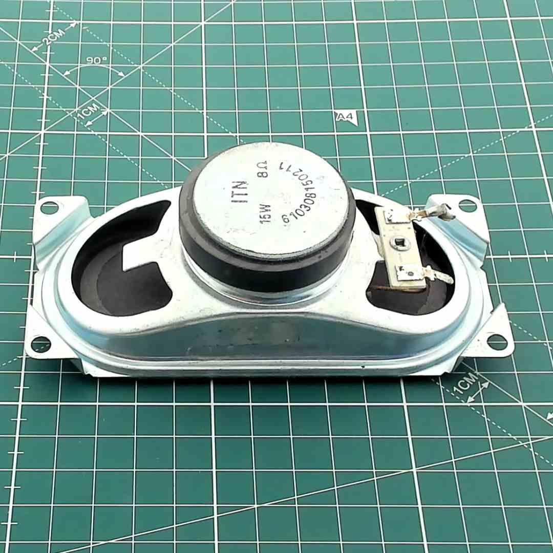 Oval Replacement Speaker for Vintage Audio, 8 Ohm 25 W [125x58x40mm]