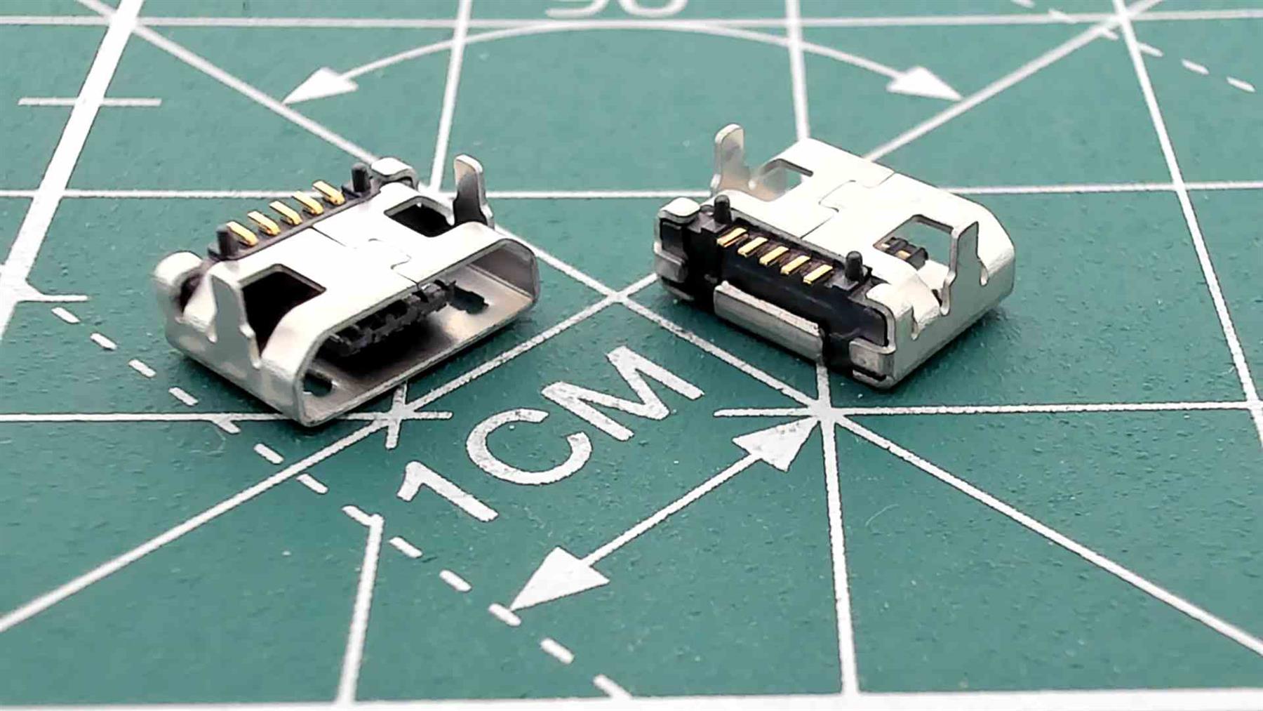 Micro USB Female Connector for PCB Soldering S7461