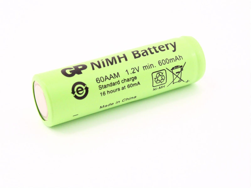 Ni-MH 60AAM 1.2V 600mAh GP Battery - WebSpareParts