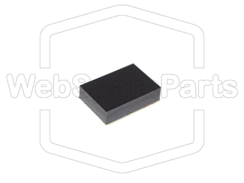 Rectangular Rubber Foot Self-adhesive 11.5mm x 8.0mm Height 3.0mm - WebSpareParts