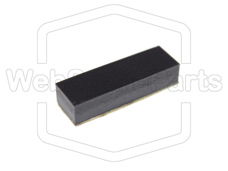 Rectangular Rubber Foot Self-adhesive 16mm x 5mm Height 3.6mm - WebSpareParts