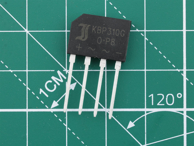 Rectifier bridge 3A 1000V KBP310G - WebSpareParts