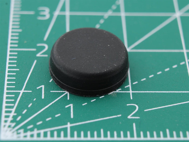 Round Rubber Foot Self-adhesive Ø13mm x Ø12.2mm x Height 4.5mm - WebSpareParts