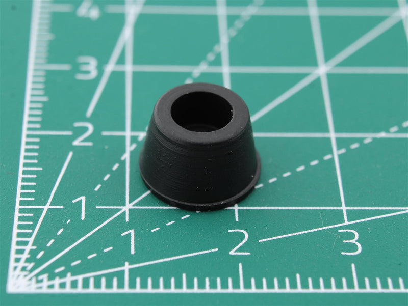 Round Rubber Foot With Ø3.2mm Base Ø11.5mm - WebSpareParts