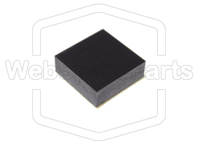 Square Rubber Foot Self-adhesive 10.0mm x 10.0mm Height 3.5 mm - WebSpareParts