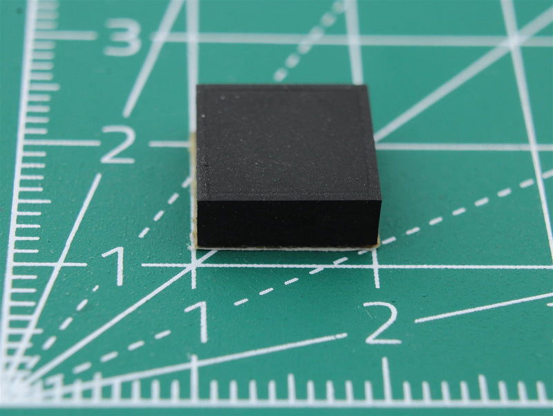 Square Rubber Foot Self-adhesive 10.0mm x 10.0mm Height 3.5 mm - WebSpareParts