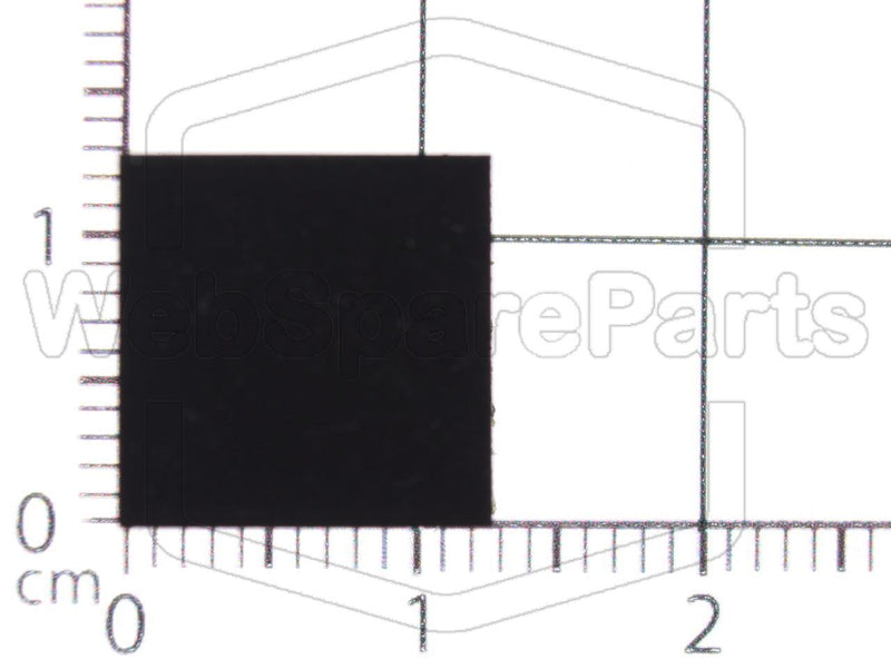 Square Rubber Foot Self-adhesive 12.0mm x 12.0mm Height 5.0 mm - WebSpareParts