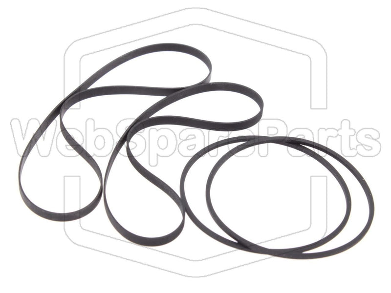 Belt Kit For Cassette Deck Teac W-488R - WebSpareParts