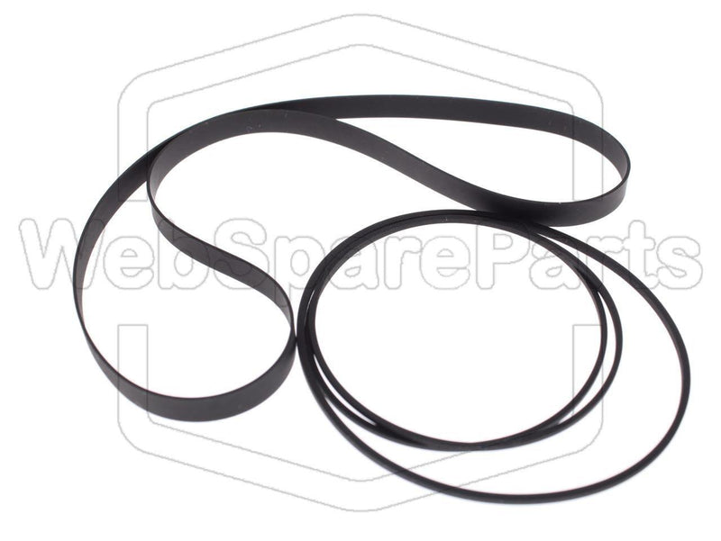 Belt Kit For Cassette Deck Bang & Olufsen Beocord 1600 Type 2661 - WebSpareParts