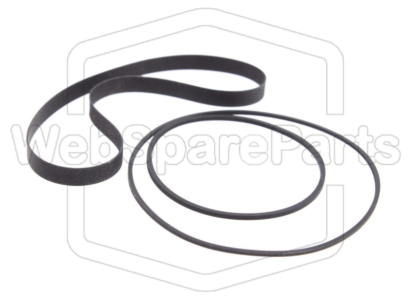 Belt Kit For Cassette Deck Akai CS-F210 - WebSpareParts
