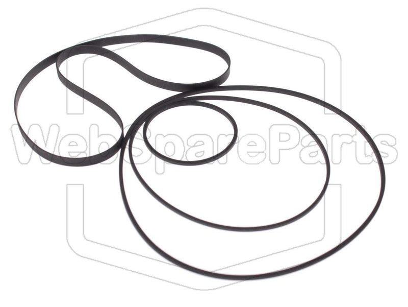 Belt Kit For Cassette Deck Bang & Olufsen Beocord 5000 Type 4923 - WebSpareParts