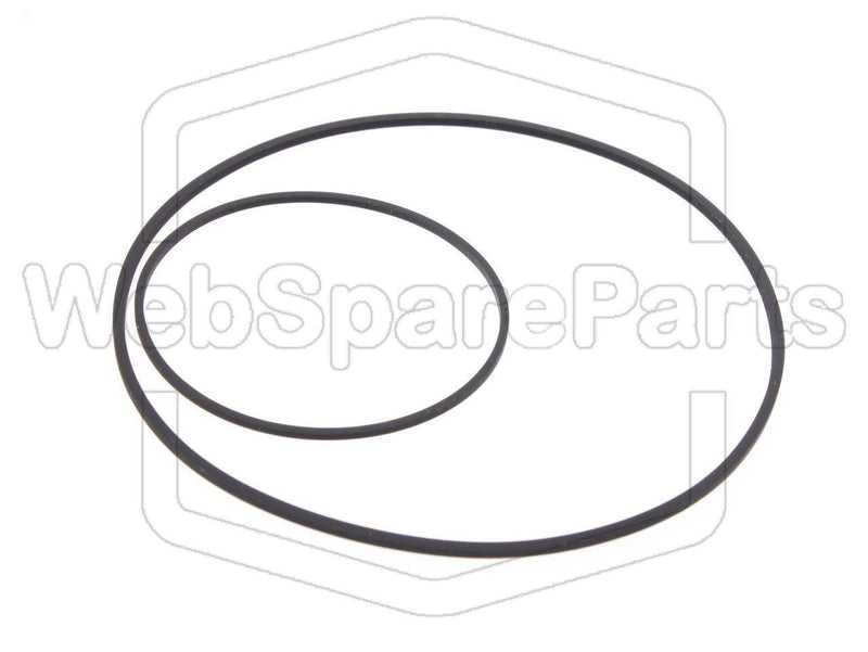 Belt Kit For Cassette Deck Panasonic SA-PM19 - WebSpareParts