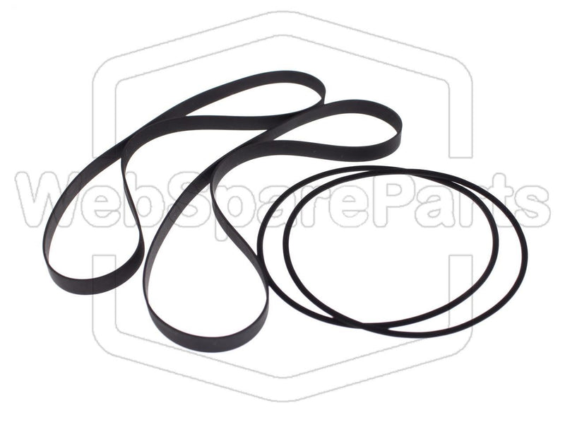 Belt Kit For Cassette Deck Technics RS-T330R - WebSpareParts