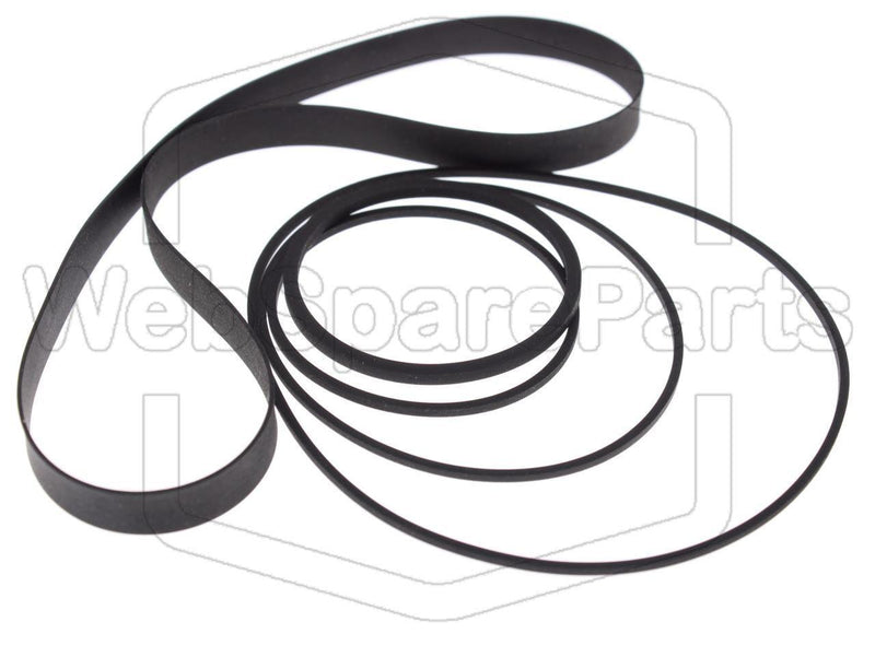 Belt Kit For Video Cassette Recorder Dual VR-80 - WebSpareParts