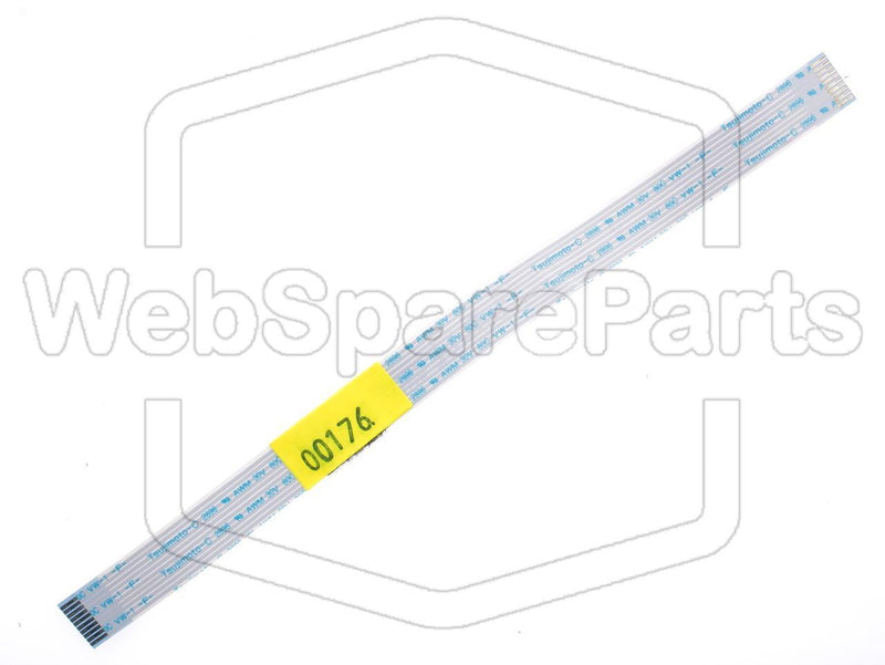 10 Pins Flat Cable L=178mm W=11.05mm - WebSpareParts