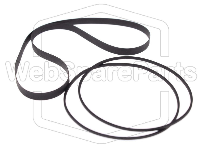 Belt Kit For Cassette Deck Telefunken RC-100 - WebSpareParts