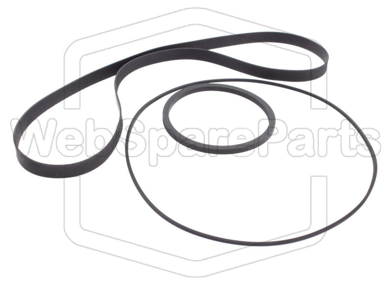 Belt Kit For Cassette Deck Akai GX-C310 - WebSpareParts