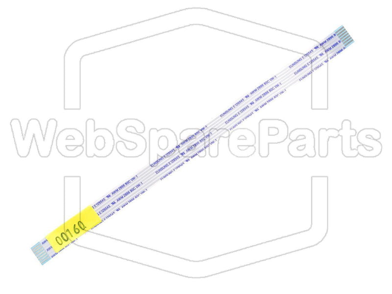 7 Pins Flat Cable L=178mm W=10.01mm - WebSpareParts