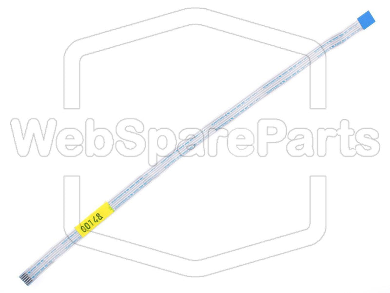 6 Pins Inverted Flat Cable L=283mm W=9.10mm - WebSpareParts