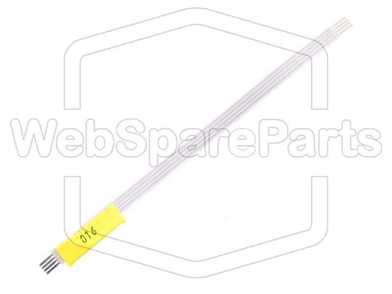 4 Pins Flat Cable L=140mm W=6.4mm - WebSpareParts