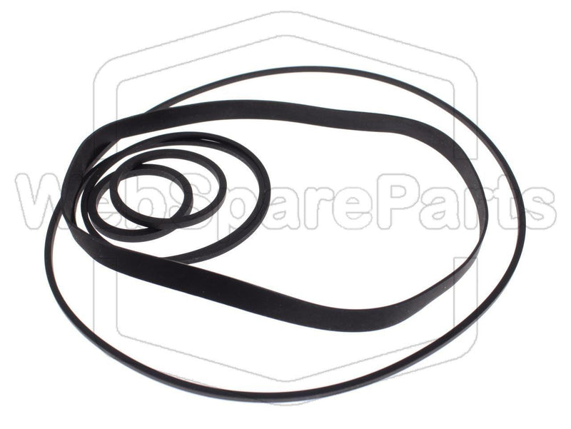 Belt Kit For Video Cassette Recorder Loewe OC-70 - WebSpareParts