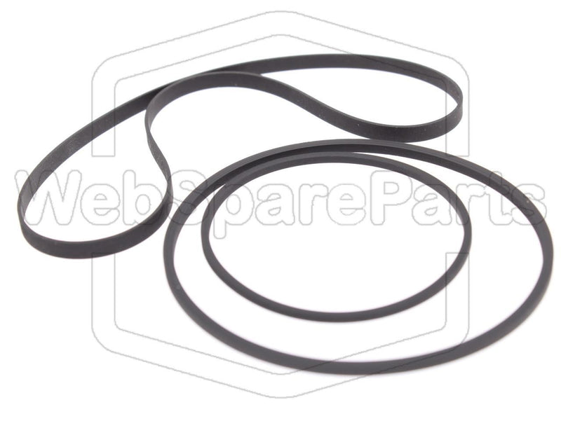 Belt Kit For Cassette Deck Denon DRR-F101 - WebSpareParts